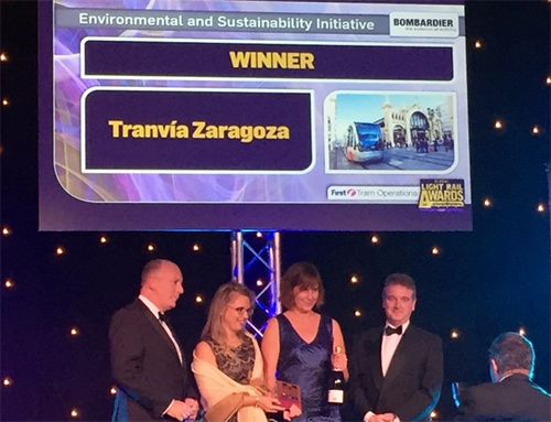 Premio de Medio Ambiente y Sostenibilidad para el Tranvía de Zaragoza