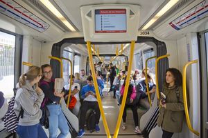 Metro de Málaga transportó 3,72 millones de viajeros hasta septiembre, un 3 por ciento más que en 2015