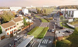 Comienza la construcción de la extensión del tren-tranvía en París