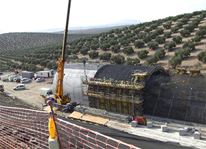 Las obras para la llegada de la alta velocidad a Granada superan el 91 por ciento de ejecución
