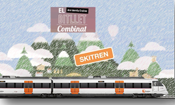 Billetes combinados Skitren para esquiar en las estaciones gerundenses de La Molina y Vall de Nuria