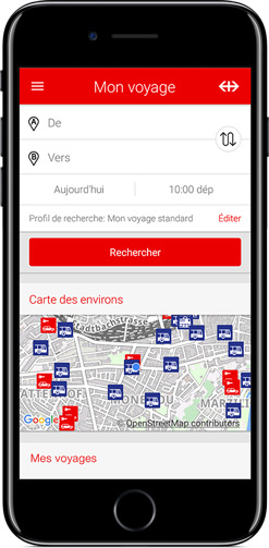 Los Ferrocarriles Suizos lanzan una aplicación que agrupa todos los modos de transporte