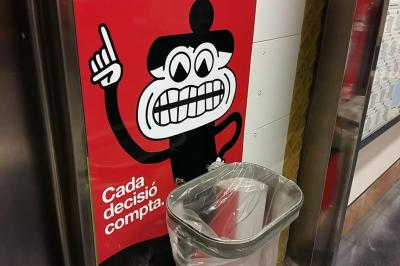 Campaña para promover el respeto y la convivencia en el transporte público de Barcelona