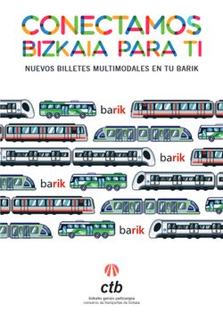 A partir del 8 de marzo se podrán adquirir los nuevos billetes temporales multimodales en Vizcaya