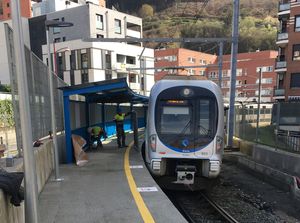 Mañana entra en servicio la estación provisional de Ermua de Euskotren
