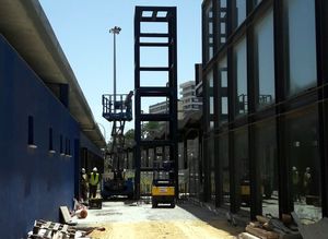 Avanzan las obras para la conexión de la estación intermodal de autobuses con la de ferrocarril de Cádiz