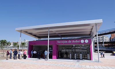 Abierto el nuevo acceso sur de la estación de Cercanías de Torrejón de Ardoz