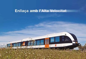 Ferrocarrils de la Generalitat de Catalunya promueve el enlace de la línea Lleida-La Pobla con el AVE
