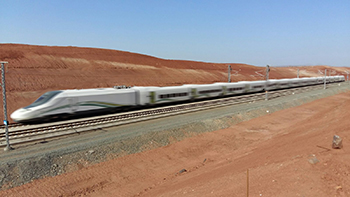 El Talgo Haramain  alcanza los 310 km/h en sus pruebas en Arabia Saudí