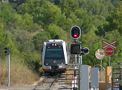 Avanzan las obras de tranviarización del Tram de Alicante a su entrada en Denia