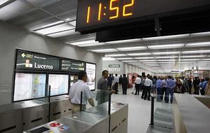 La estación de Benidorm del Tram de Alicante dispondrá de máquinas validadoras 