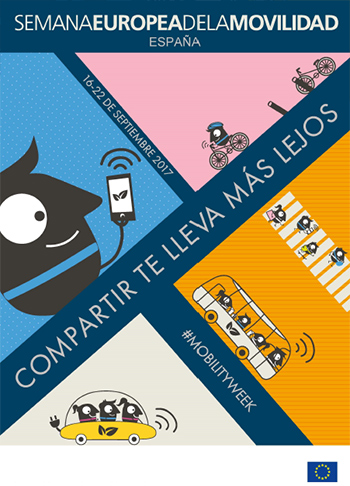 La Semana Europea de la Movilidad 2017 apuesta por el transporte compartido