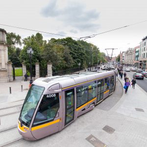La ampliación de Luas Cross City, en Dublín, entra en su fase de marcha en blanco