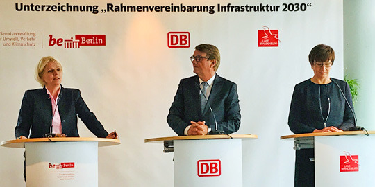 Acuerdo de modernización ferroviaria para Berlín y Brandenburgo 2030