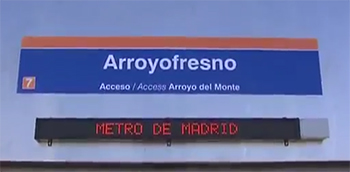Metro de Madrid abrir� la nueva estaci�n de Arroyofresno el pr�ximo 23 de marzo