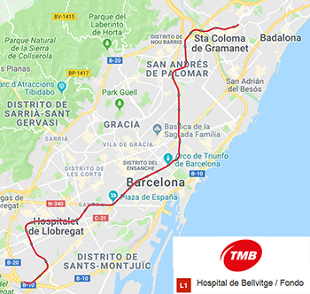 Metro de Barcelona invertir 20 millones de euros en renovar nueve kilmetros de la lnea 1