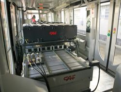 CAF presenta el Acumulador de Carga R�pida que permite eliminar la catenaria en tramos tranviarios 