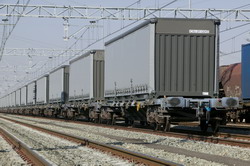 En marcha el primer transporte interoperable de mercanc�as por ferrocarril entre Espa�a y Portugal