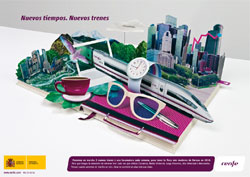 Renfe inicia una campa�a publicitaria para mostrar su parque de material 