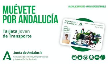 En servicio la Tarjeta Joven de Transporte en Andaluca