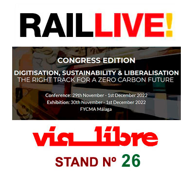 Comienza el congreso y exposicin comercial Rail Live 2022
