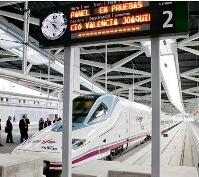 Renfe aade dos nuevos servicios de AVE entre Madrid y Valencia