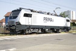 Presentado el prototipo de la nueva generacin de locomotoras Prima II, de Alstom 