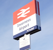 Nueva estacin y lnea renovada al aeropuerto escocs de Inverness