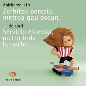 Metro Bilbao bate un nuevo rcord con 512.046 viajes en da laborable