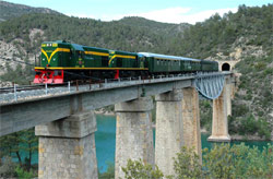 Balance de la primera temporada del "Tren dels Llacs": 3.529 viajeros en dieciocho circulaciones