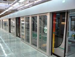 Un sistema innovador de Faiveley para las puertas de andn del metro de Sevilla 
