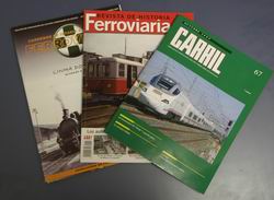 "Carril", "Revista de Historia Ferroviaria" y "Cadernos de Istoria e Arqueoloxia Ferroviaria"
