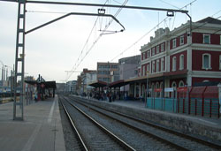 La estaci�n de Badalona se adapta para la construcci�n del nuevo intercambiador de Sagrera-Meridiana