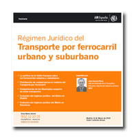 Seminario Rgimen Jurdico del transporte por ferrocarril urbano y suburbano