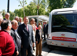 En servicio comercial la primera unidad con ultracondensadores del Metrocentro de Sevilla