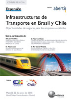 Conferencia Infraestructuras de Transporte en Brasil y Chile