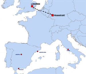 Frankfurt y Londres estarán unidas por tren en 2013