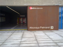 Dos nuevas estaciones subterrneas en la red de Metrovalencia 