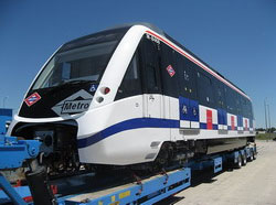 En circulaci�n el primer tren de la serie 8.400 de Metro de Madrid 
