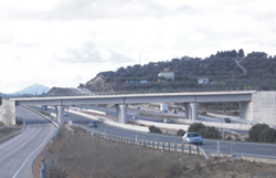 Finaliza la construccin de un viaducto sobre la autova A-35 en el municipio valenciano de Mogente