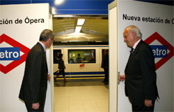 Inaugurada la nueva estaci�n de �pera de Metro de Madrid 