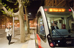 El Tranvía de Zaragoza cerró 2015 con 27,58 millones de usuarios 