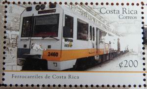 El Apolo de Feve en los sellos de correos de Costa Rica