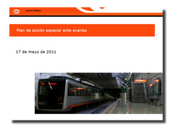 Metro Bilbao desarrolla un plan especial diseado para garantizar la calidad del servicio 