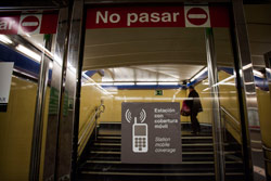 La cobertura de telefona mvil llega a 124 estaciones de la red de Metro de Madrid