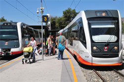 El Tram de Alicante transport 10,2 millones de viajeros en 2015, un 1,36 por ciento ms que el ao anterior 