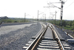 Más del 95 por ciento del tramo Valencia-Castellón del Corredor Mediterráneo ya cuenta con el tercer carril