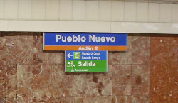 Reabierta tras su remodelacin la estacin de Pueblo Nuevo de Metro de Madrid