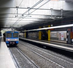 Inaugurada la l�nea B1 del metro de Roma con material de CAF
