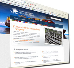 Presentada la web de la Comunidad Internacional del Transporte